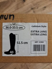 Vysoké jezdecké boty HKM - 9