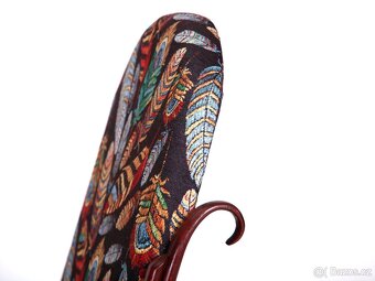 [ 4284 ] Houpací křeslo Thonet nové čalounění. - 9