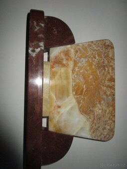 Mramorový kalamář, těžítko - 9