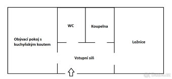 Pronájem 2+kk, 48m2 (Liberec - Vesec, ul. Fričova) - 9