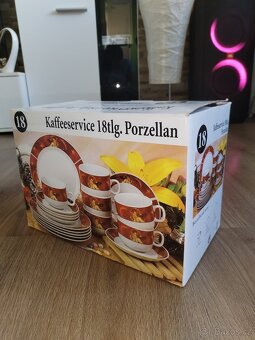 Nový vánoční porcelánový servis 18 kusů slavnostní - 9