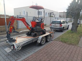 Zemní práce minibagrem - půjčovna strojů - 9
