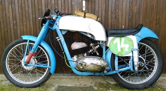 Dobový závodní motocykl silniční stavba dragster motokára nd - 9