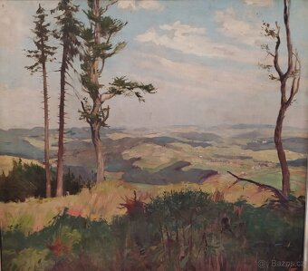 Karel Nejedlý - Výhled do kraje - obraz - 9