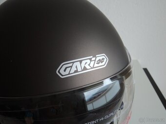 Helma na skútr, motocykl, G20, Gari, hnědá v.L - 9