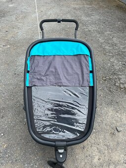 Sportovní cyklovozík Hamax Pioneer pro 2 děti - 9