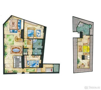 Pronájem, Byty 4+kk,  221 m2 - Praha - Malá Strana, ulice Vl - 9