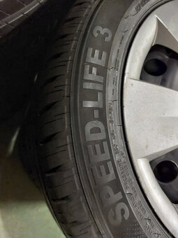 Kompletní kola 15" na Škoda Fabia 3 letní pneu - 9