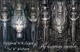 H.R.Giger Li II, alien, AvP, socha, 3D obraz - 9