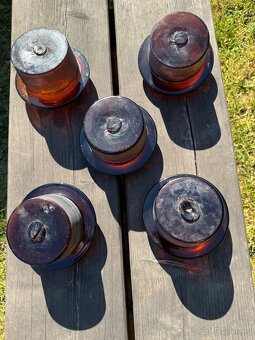 Velká skleněná lékárnická nebo skladovací dóza. - 9