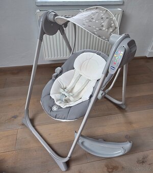 Chicco lehátko/houpačka Polly Swing Up – Silver - 9