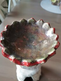 Svícen, lampa "Bílá královna" - zakázková výroba - 9