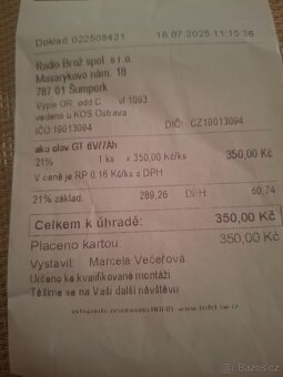 Prodám dětskou ektrickou tříkolku - 9