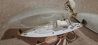 noční světlo, skleněná lampa - 9