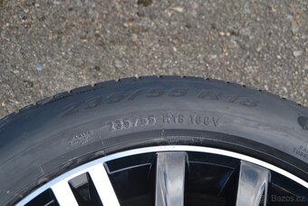 VW Tiguan/Š.Kodiaq -NOVÁ orig.ALU sada -235/55R18 -2024 DOT - 9