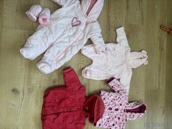 Velký balík 116ks kojeneckého oblečení na holčičku vel.50-86 - 9